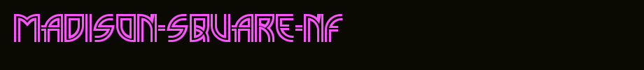Madison-Square-NF.ttf(字体效果展示)
