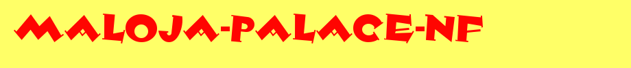 Maloja-Palace-NF.ttf(字体效果展示)