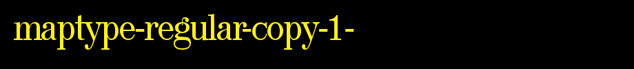 MapType-Regular-copy-1-.ttf(字体效果展示)