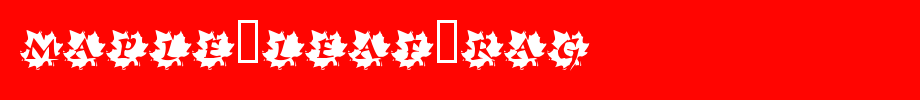 Maple-Leaf-Rag.ttf
(Art font online converter effect display)
