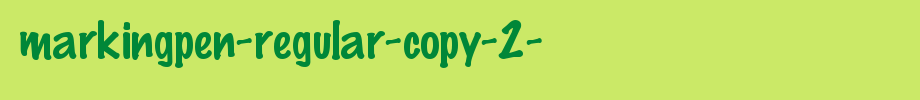 MarkingPen-Regular-copy-2-.ttf
(Art font online converter effect display)