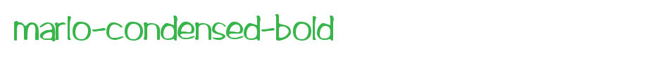 Marlo-Condensed-Bold.ttf
(Art font online converter effect display)