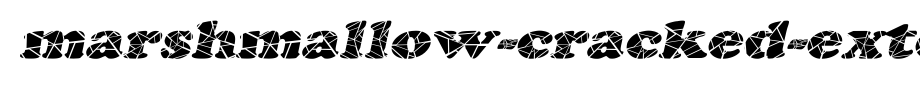 Marshmallow-Cracked-Extended-Italic.ttf
(Art font online converter effect display)