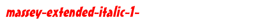 Massey-Extended-Italic-1-.ttf
(Art font online converter effect display)