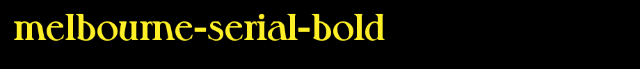 Melbourne-Serial-Bold.ttf
(Art font online converter effect display)