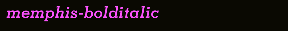 Memphis-BoldItalic.ttf
(Art font online converter effect display)