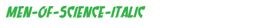 Men-of-Science-Italic.ttf
(Art font online converter effect display)