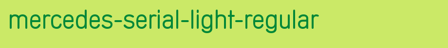 Mercedes-Serial-Light-Regular.ttf
(Art font online converter effect display)