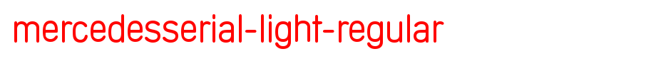 MercedesSerial-Light-Regular.ttf(字体效果展示)