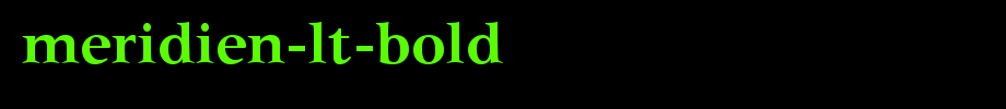 Meridien-LT-Bold.ttf
(Art font online converter effect display)