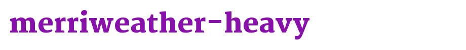 Merriweather-Heavy.ttf
(Art font online converter effect display)