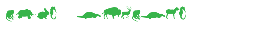 Mers-Animals.ttf
(Art font online converter effect display)