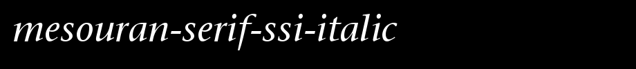Mesouran-Serif-SSi-Italic.ttf