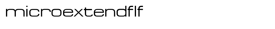 MicroExtendFLF.ttf(字体效果展示)
