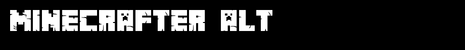 Minecrafter-Alt.ttf
(Art font online converter effect display)