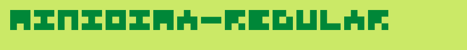 Miniozma-Regular.ttf
(Art font online converter effect display)