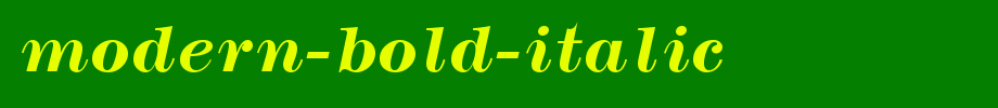Modern-Bold-Italic.ttf
(Art font online converter effect display)
