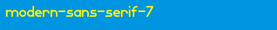 Modern-Sans-Serif-7.ttf
(Art font online converter effect display)