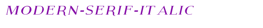 Modern-Serif-Italic.ttf
(Art font online converter effect display)
