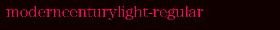 ModernCenturyLight-Regular.ttf
(Art font online converter effect display)