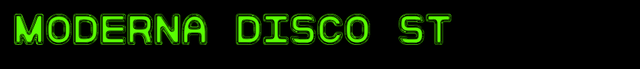 Moderna-Disco-St.ttf
(Art font online converter effect display)