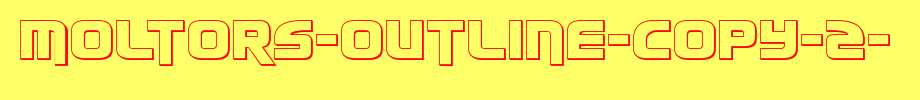 Moltors-Outline-copy-2-.ttf(字体效果展示)