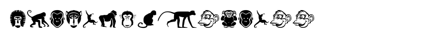 Monkey-Business.ttf
(Art font online converter effect display)