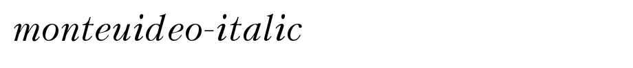 Monteuideo-Italic.ttf(字体效果展示)