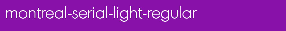 Montreal-Serial-Light-Regular.ttf
(Art font online converter effect display)