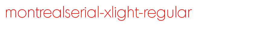 MontrealSerial-Xlight-Regular.ttf(字体效果展示)