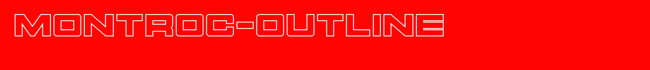 Montroc-Outline.ttf
(Art font online converter effect display)