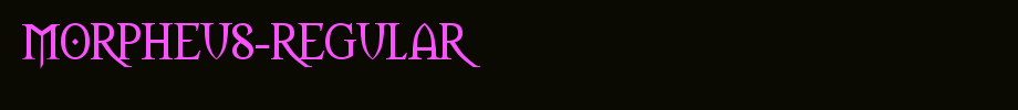 Morpheus-Regular_ English font
(Art font online converter effect display)