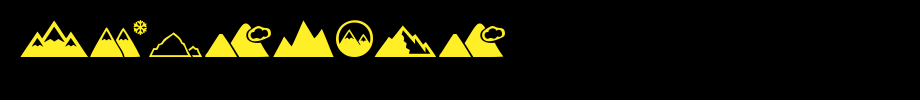 Mountain.ttf
(Art font online converter effect display)