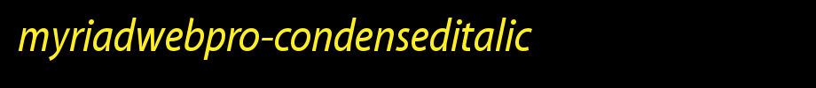 MyriadWebPro-CondensedItalic.ttf