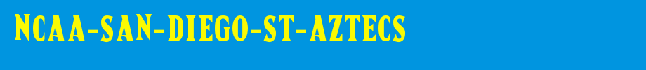 NCAA-San-Diego-St-Aztecs.ttf
(Art font online converter effect display)