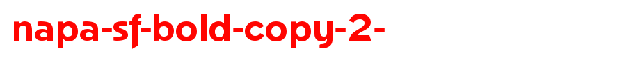Napa-SF-Bold-copy-2-.ttf(字体效果展示)