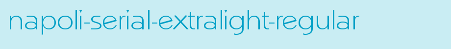 Napoli-Serial-ExtraLight-Regular.ttf
(Art font online converter effect display)
