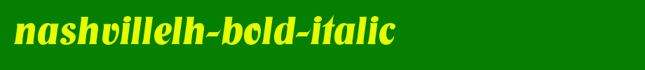 NashvilleLH-Bold-Italic.ttf
(Art font online converter effect display)