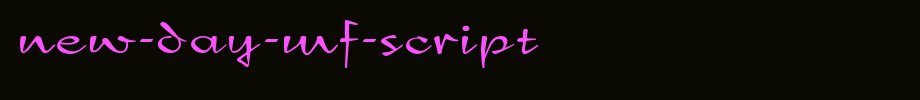 New-Day-MF-Script.ttf
(Art font online converter effect display)