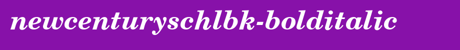 NewCenturySchlbk-BoldItalic.ttf
(Art font online converter effect display)