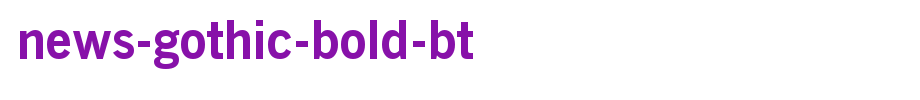 News-Gothic-Bold-BT.ttf
(Art font online converter effect display)