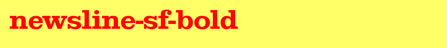 Newsline-SF-Bold.ttf
(Art font online converter effect display)