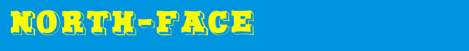 North-Face.ttf
(Art font online converter effect display)