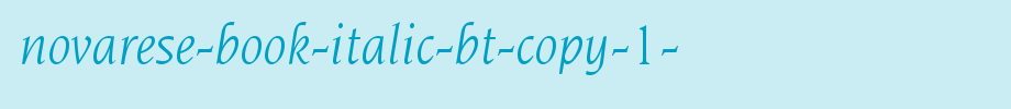 Novarese-Book-Italic-BT-copy-1-.ttf
(Art font online converter effect display)