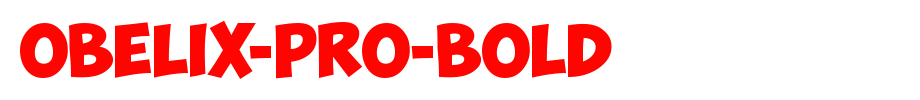 Obelix-Pro-Bold.ttf English font download