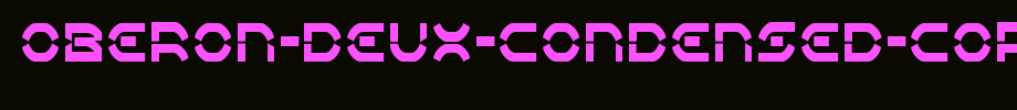 Oberon-Deux-Condensed-copy-1-.ttf英文字体下载(字体效果展示)