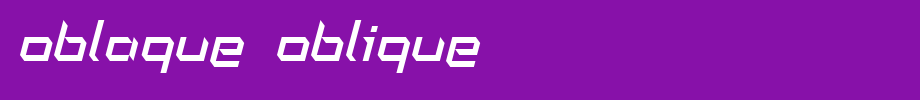 Oblaque-Oblique.ttf English font download
(Art font online converter effect display)