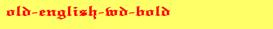 Old-English-Wd-Bold.ttf English font download
(Art font online converter effect display)