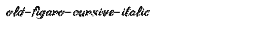 Old-figaro-curved-italic.ttf English font download