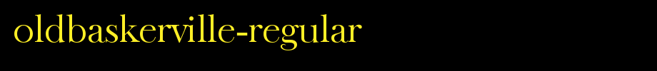 Oldbaskerville-Regular.ttf English Font Download
(Art font online converter effect display)